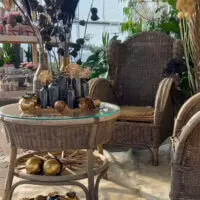 Gold und Schwarz Dekoration