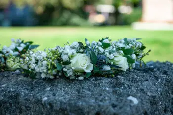 Haarkranz Hochzeit Weiss