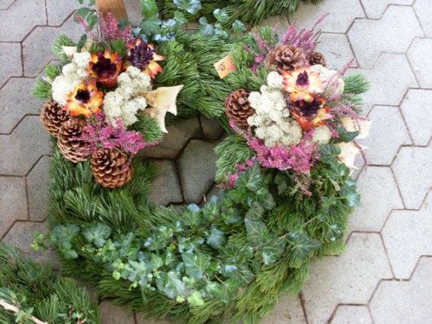 Kränze für Allerheiligen