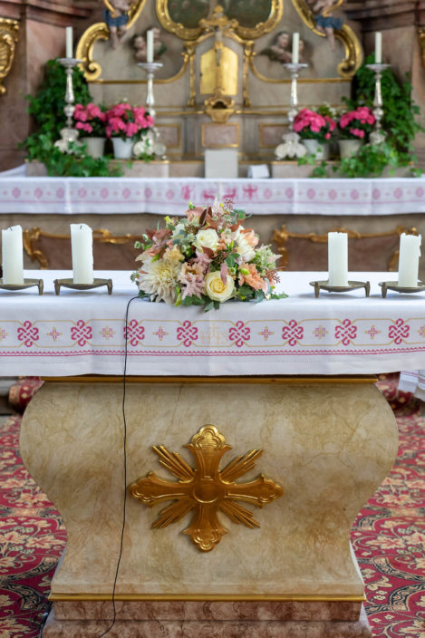 Altardeko Gesteck Vintage