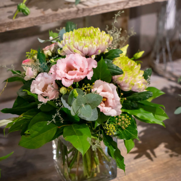 Blumenstrauss Pink Gruen