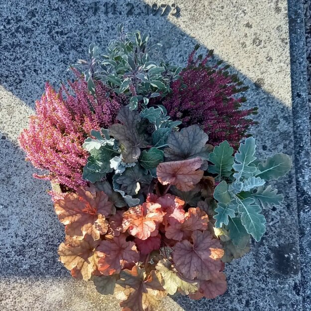 Herbstliche Schale für Allerheiligen