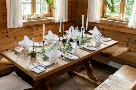 Tischdeko Festlich Weiss