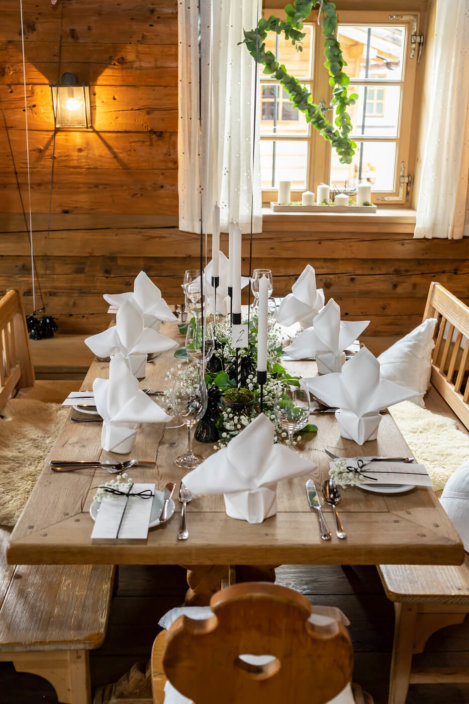 Weisse Hochzeits Tafel